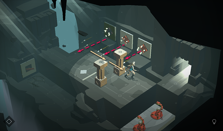 Lara Croft GO screenshot