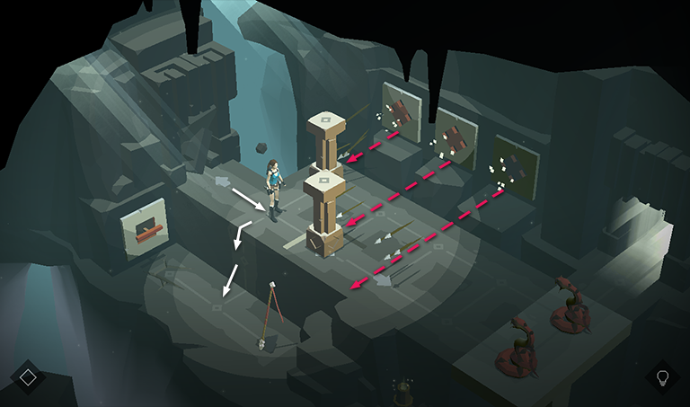 Lara Croft GO screenshot