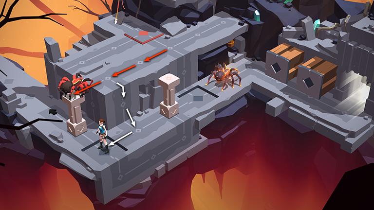 Lara Croft GO screenshot