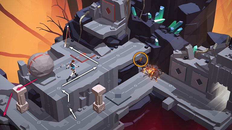 Lara Croft GO screenshot