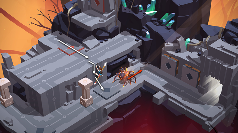 Lara Croft GO screenshot