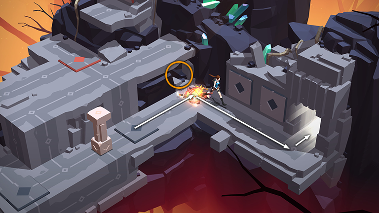Lara Croft GO screenshot