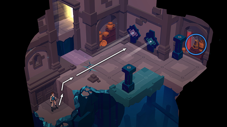 Lara Croft GO screenshot