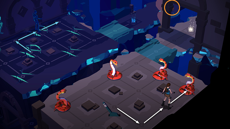 Lara Croft GO screenshot