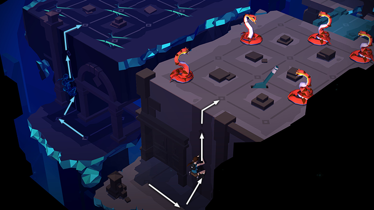 Lara Croft GO screenshot