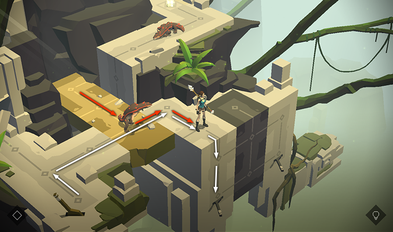 Lara Croft GO screenshot