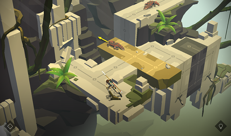 Lara Croft GO screenshot