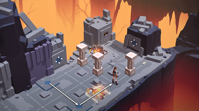 Lara Croft GO screenshot