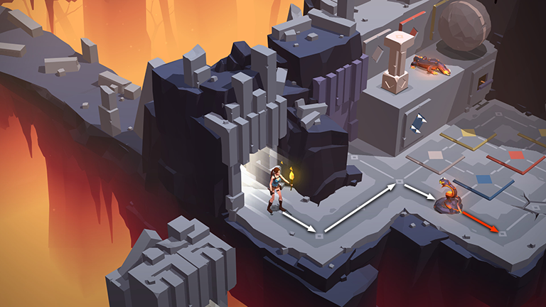 Lara Croft GO screenshot