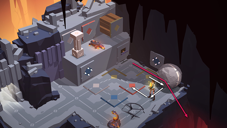 Lara Croft GO screenshot