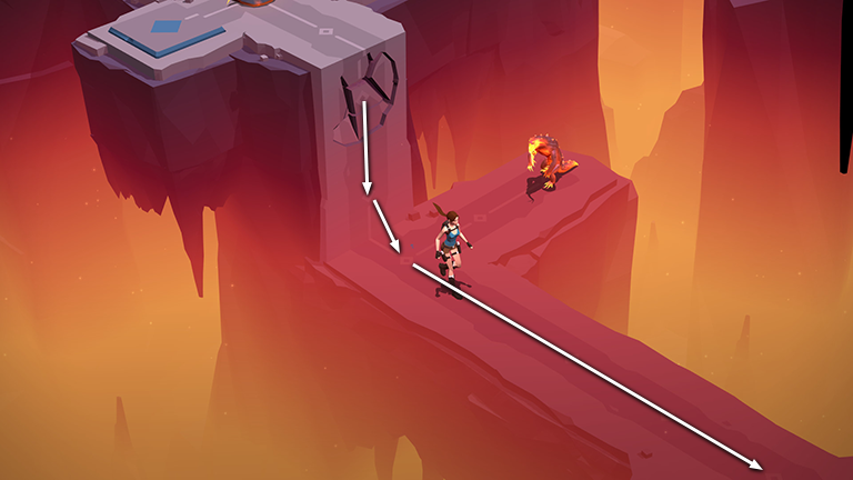Lara Croft GO screenshot