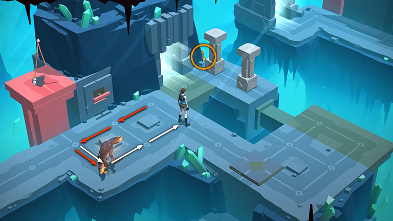 Lara Croft GO screenshot