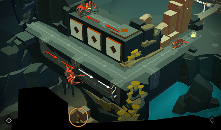 Lara Croft GO screenshot