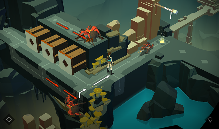 Lara Croft GO screenshot