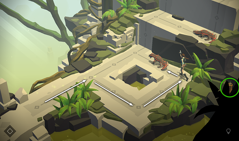 Lara Croft GO screenshot