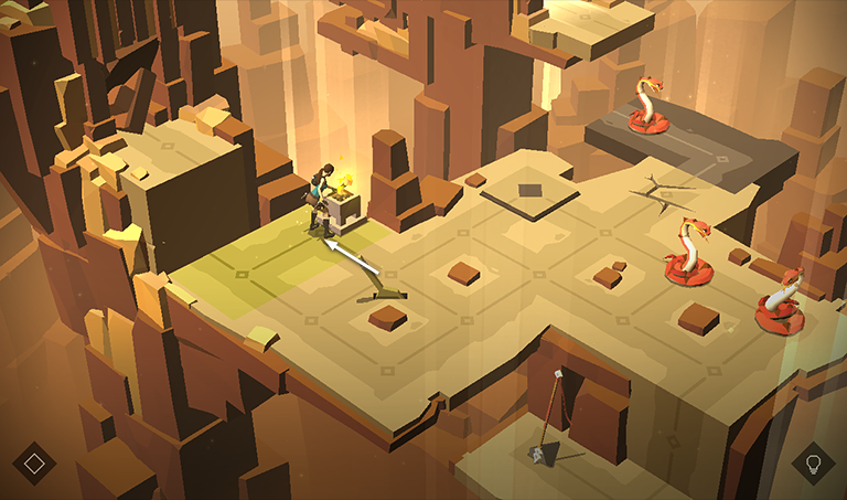 Lara Croft GO screenshot
