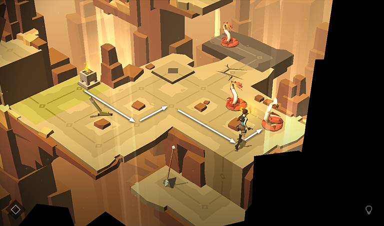 Lara Croft GO screenshot