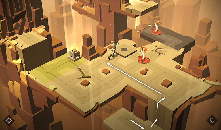 Lara Croft GO screenshot