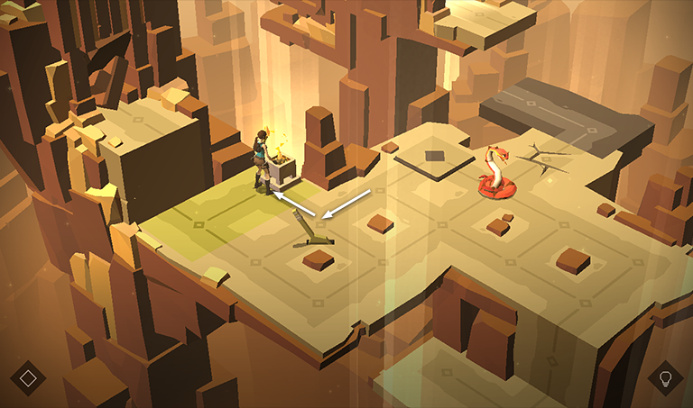 Lara Croft GO screenshot