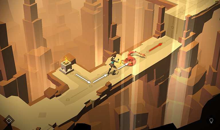 Lara Croft GO screenshot