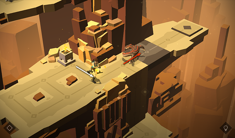 Lara Croft GO screenshot