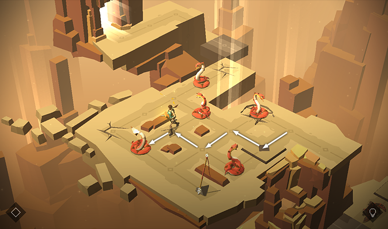 Lara Croft GO screenshot