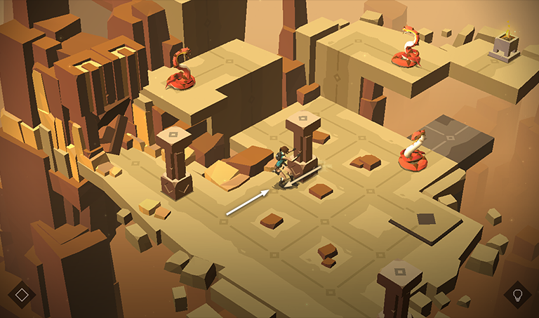 Lara Croft GO screenshot