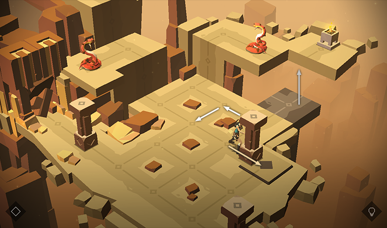 Lara Croft GO screenshot
