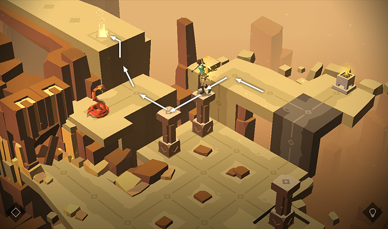 Lara Croft GO screenshot