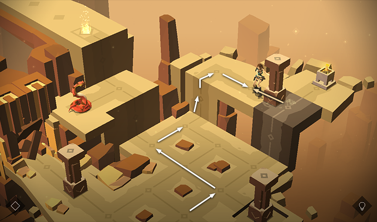 Lara Croft GO screenshot