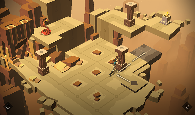 Lara Croft GO screenshot