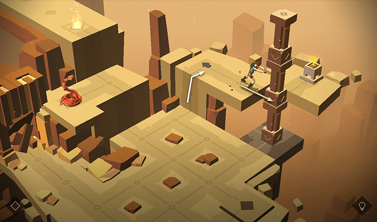 Lara Croft GO screenshot