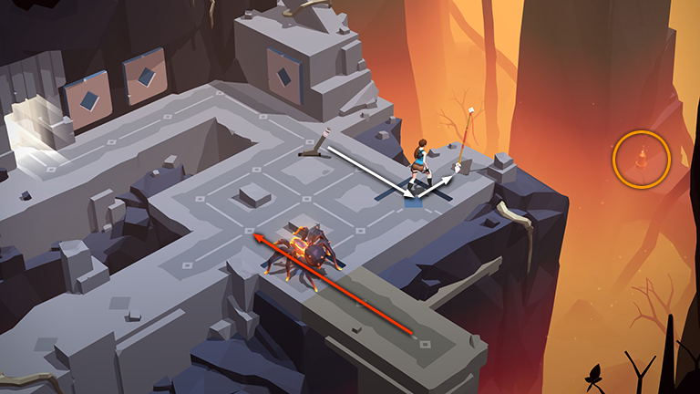 Lara Croft GO screenshot