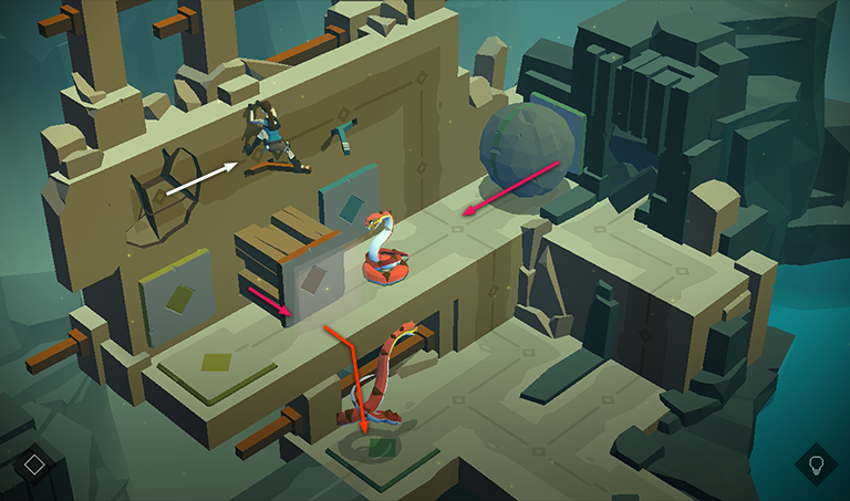 Lara Croft GO screenshot