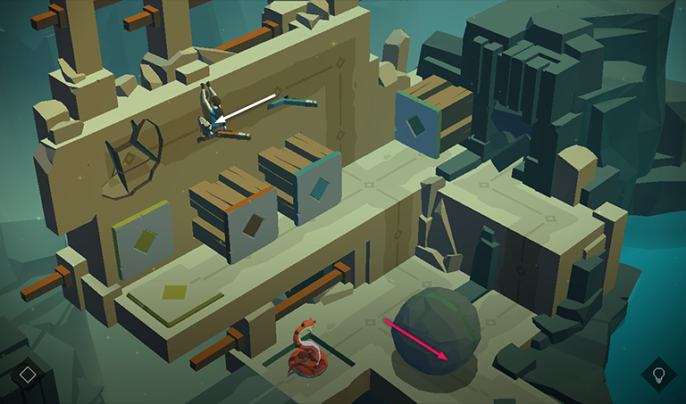 Lara Croft GO screenshot