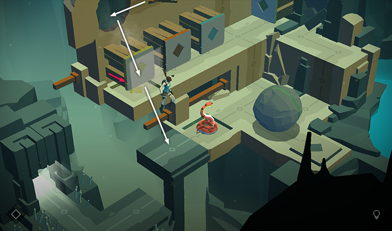Lara Croft GO screenshot