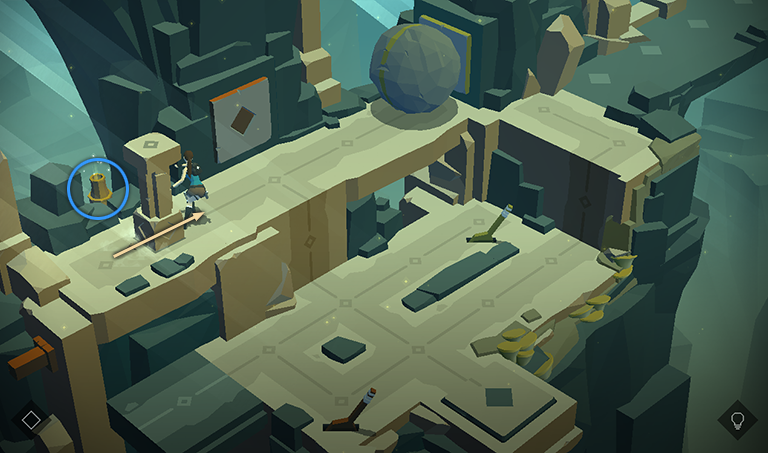 Lara Croft GO screenshot