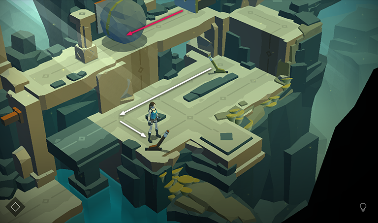 Lara Croft GO screenshot