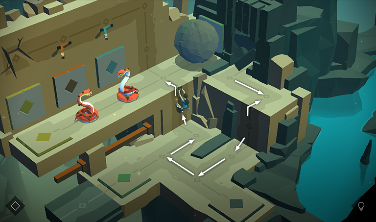 Lara Croft GO screenshot