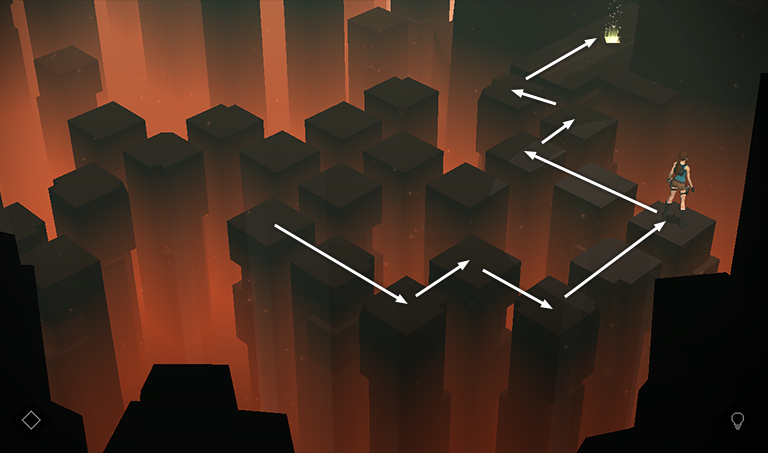 Lara Croft GO screenshot