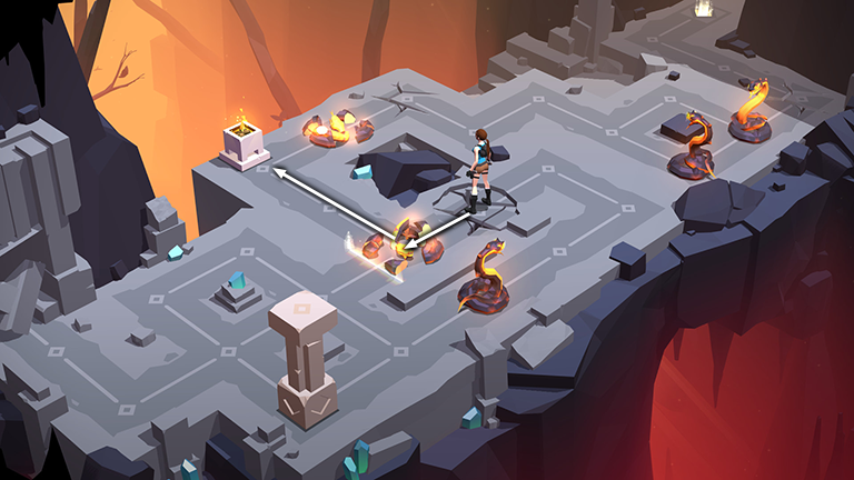 Lara Croft GO screenshot