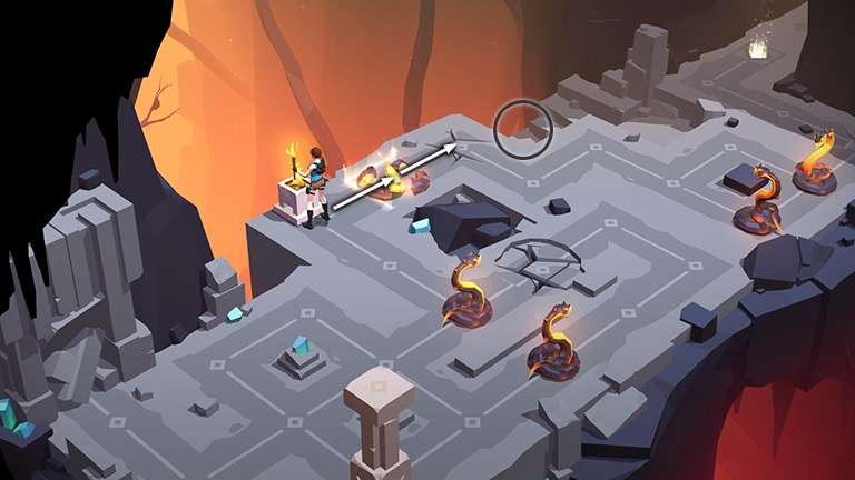 Lara Croft GO screenshot