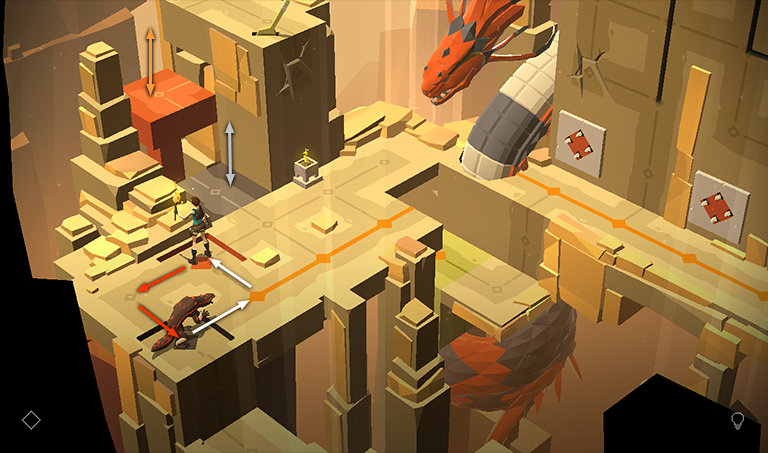 Lara Croft GO screenshot