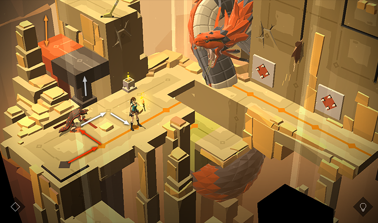 Lara Croft GO screenshot