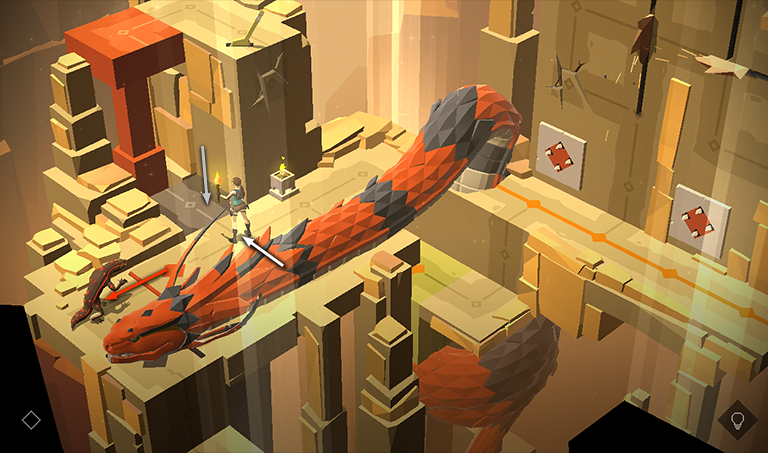 Lara Croft GO screenshot