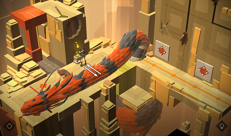 Lara Croft GO screenshot