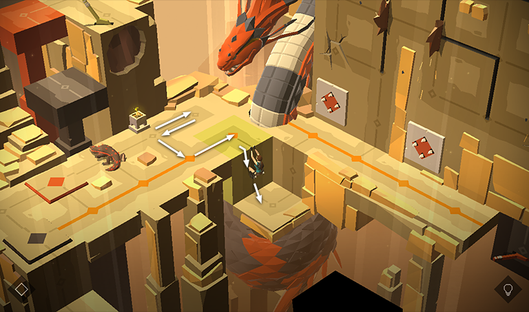 Lara Croft GO screenshot