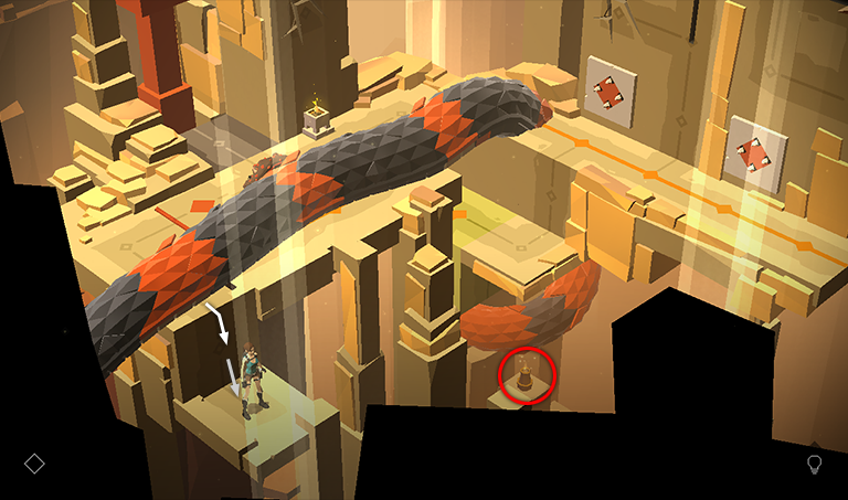 Lara Croft GO screenshot