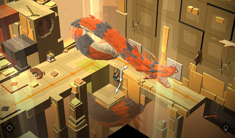Lara Croft GO screenshot