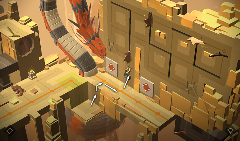 Lara Croft GO screenshot